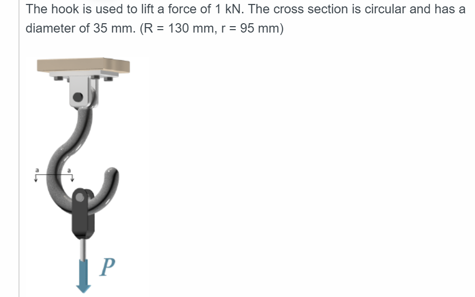 Solved 1. Determine the maximum tensile stress at section | Chegg.com