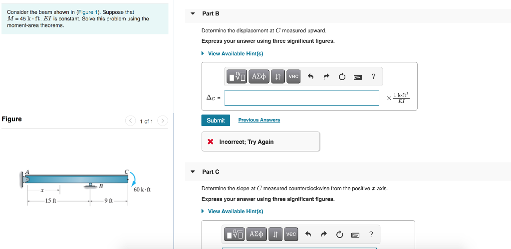 Solved Part B Consider The Beam Shown In (Figure 1). Suppose | Chegg.com