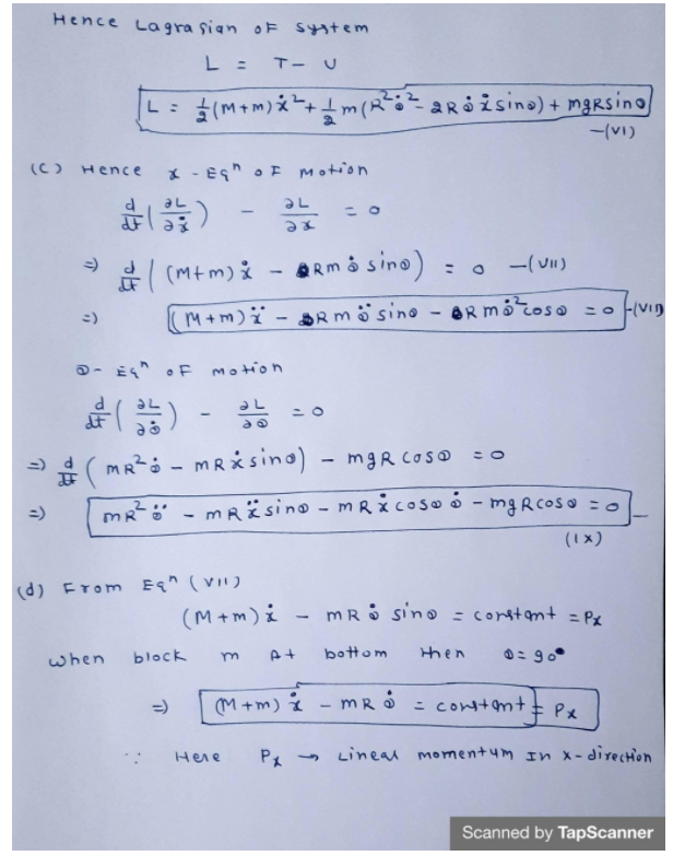 1 A Large Block Of Mass M Has Cut Out Of It A Sem Chegg Com