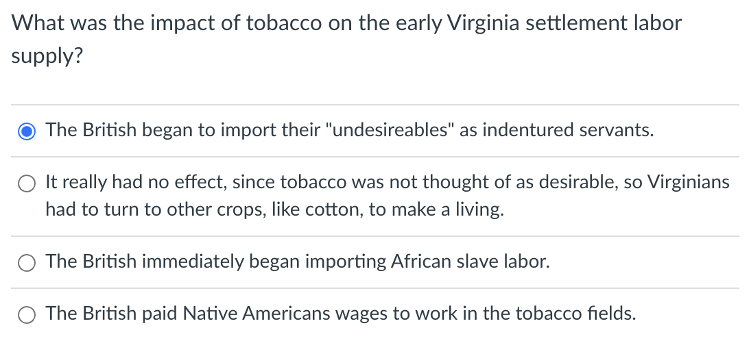 how did tobacco impact slavery Slave: Imperial Practices in the Modern Age New Intoxicants, Slavery, and Empire