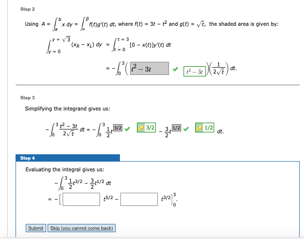 Solved Step 2 Using A X Dy F T G T Dt Where F T Chegg Com