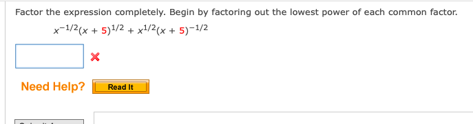 Solved Factor the expression completely. (This type of | Chegg.com