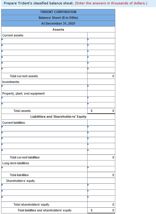 Solved The data listed below are taken from a balance sheet | Chegg.com