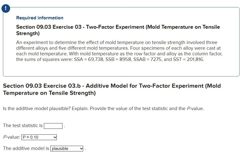 Solved Required information Section 09.03 Exercise 03 - | Chegg.com image.