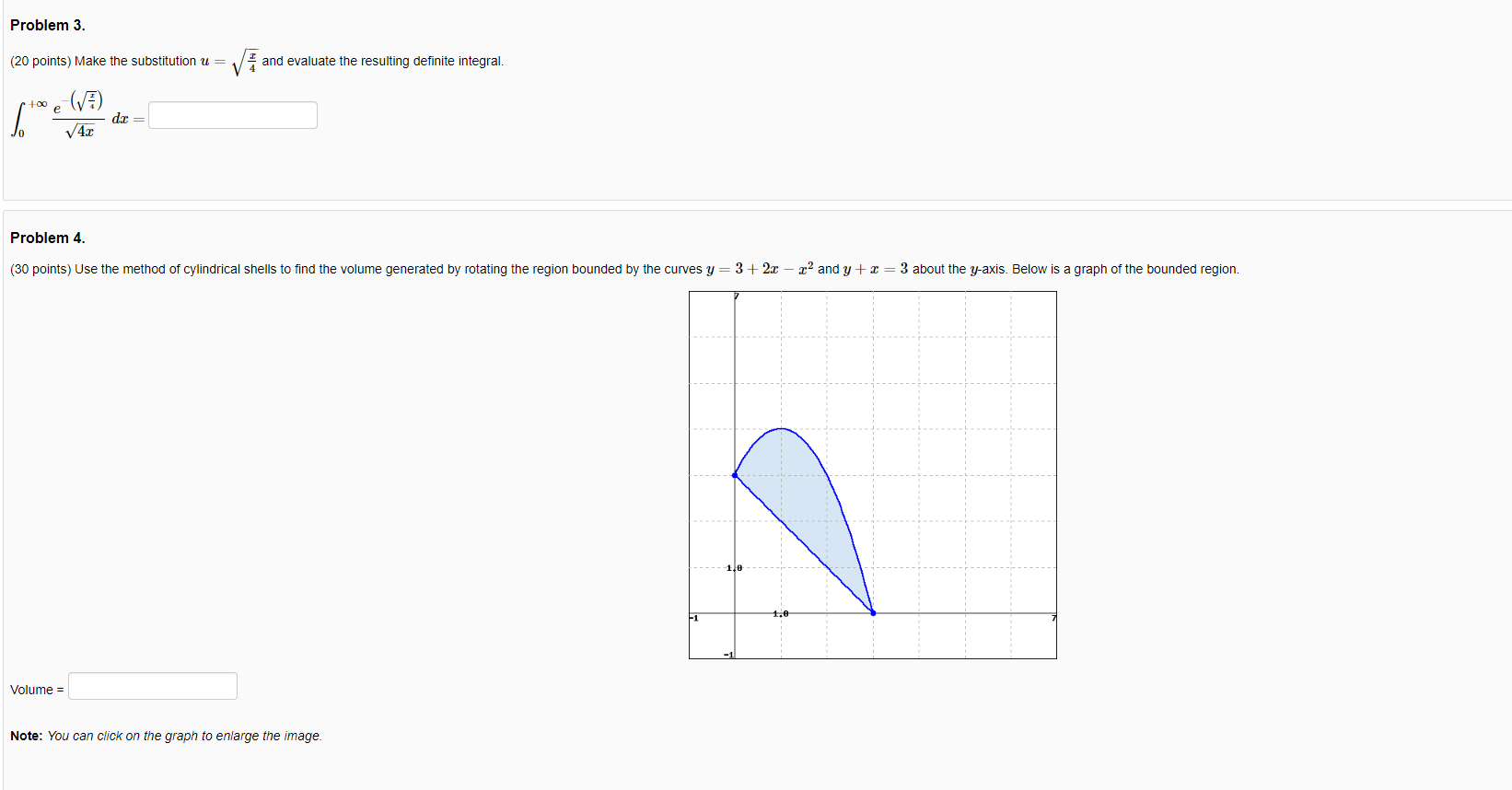 Solved Problem 3 20 Points Make The Substitution U And 9392