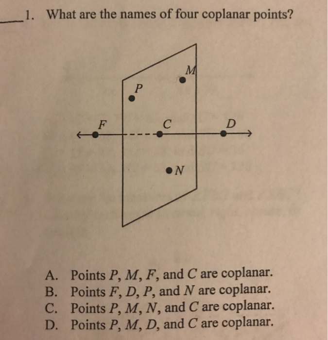 Naming Collinear And Coplanar Points, 42% OFF