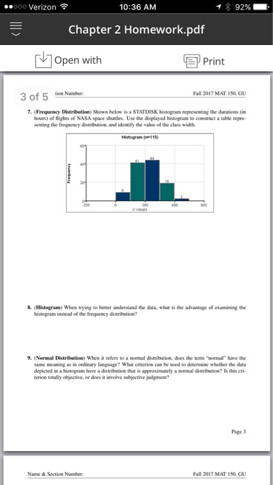 Solved (Frequency Distribution) Shown below is a STATDISK | Chegg.com
