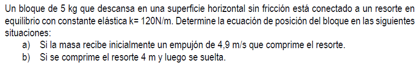 Solved Un Bloque De 5 Kg Que Descansa En Una Superficie | Chegg.com