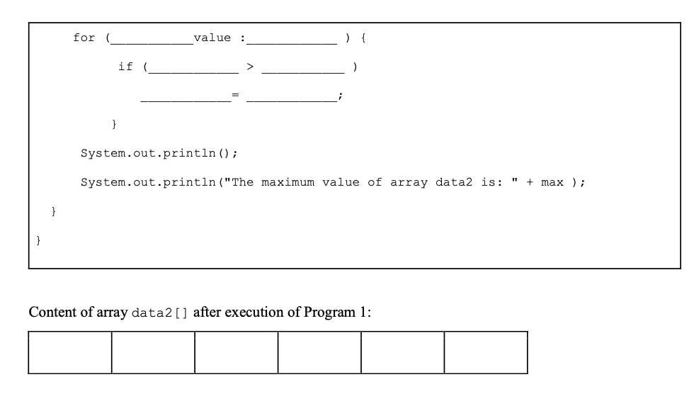 Solved QUESTION 3 (15 MARKS) 1) Given an array declaration | Chegg.com