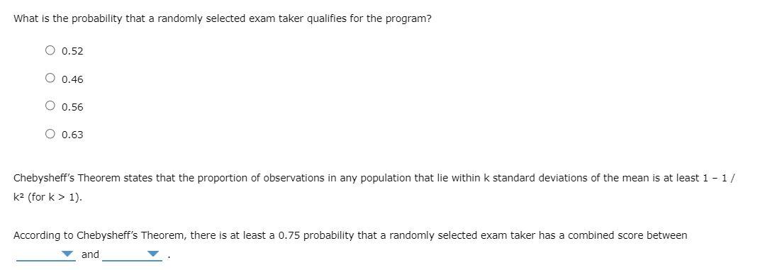 Solved 3. Bivariate distributions A qualifying exam for a | Chegg.com