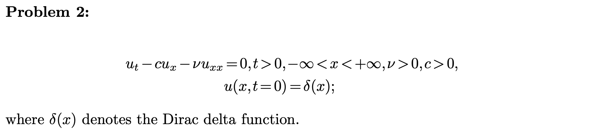 Solved Homework Problems: Solve each of the following three | Chegg.com