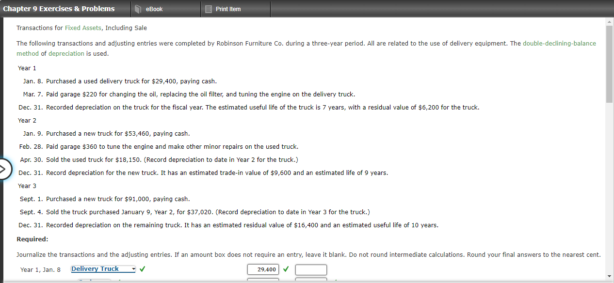 Solved Chapter 9 Exercises & Problems eBook Print Item | Chegg.com