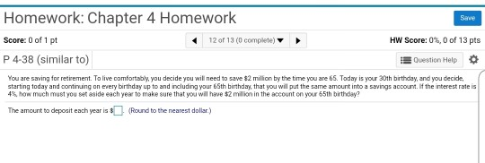 Solved Homework: Chapter 4 Homework Score: 0 of 1 pt P 4-35 | Chegg.com