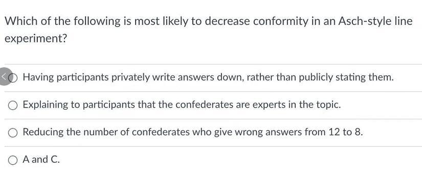 Solved Which of the following is most likely to decrease | Chegg.com