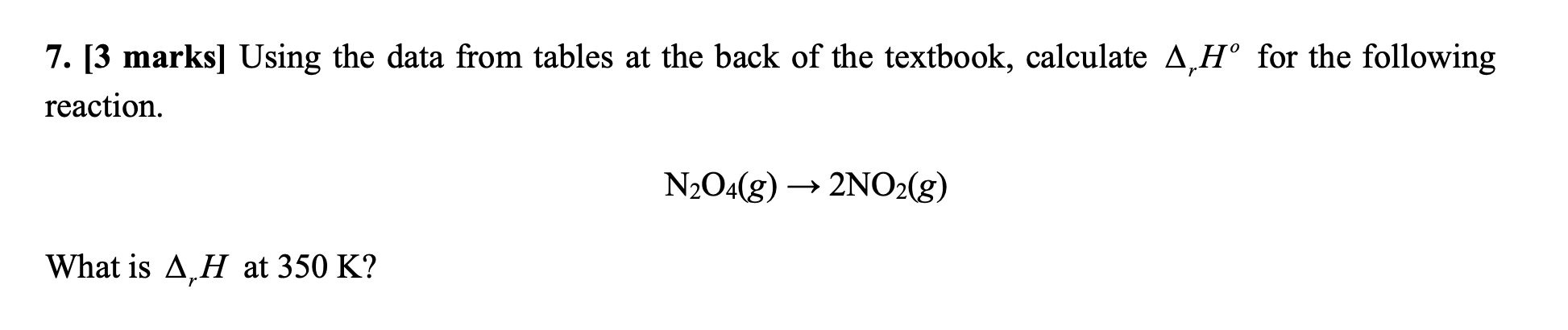 Solved Atomic or Molecular Weight (amu) Substance AH(kJ | Chegg.com