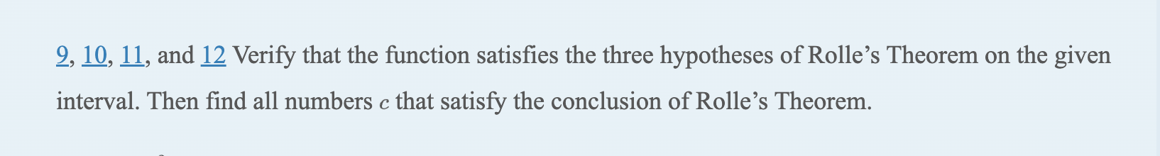 Solved f(x)=sin(x/2)9,10,11, and 12 Verify that the function | Chegg.com