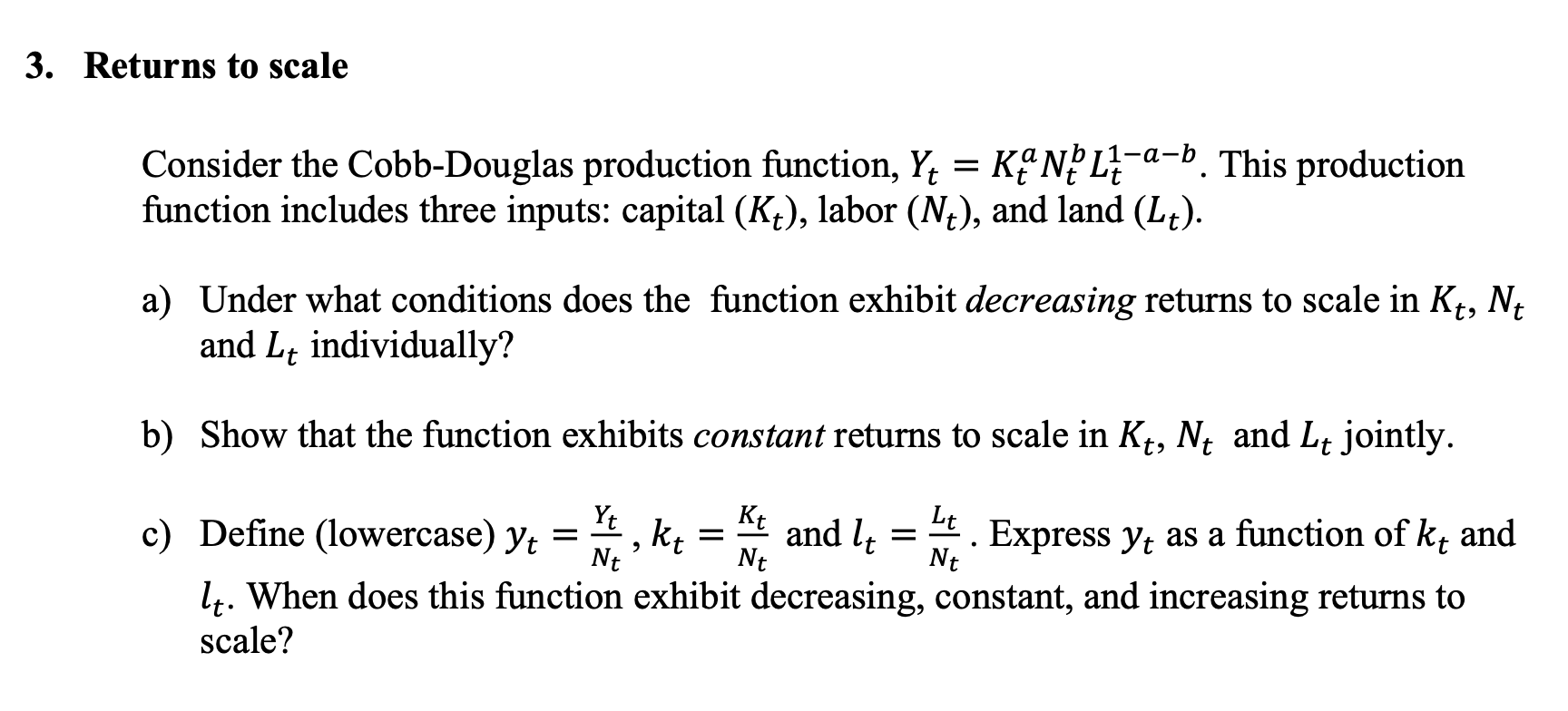 solved-3-returns-to-scale-consider-the-cobb-douglas-chegg