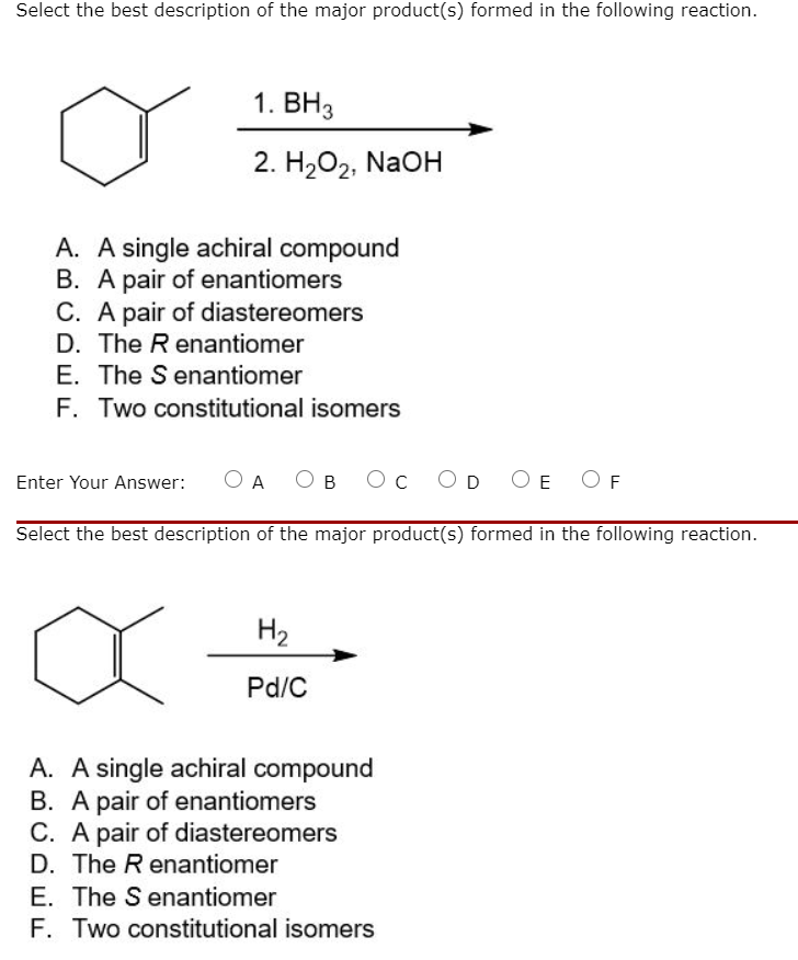 solved-select-the-best-description-of-the-major-product-s-chegg