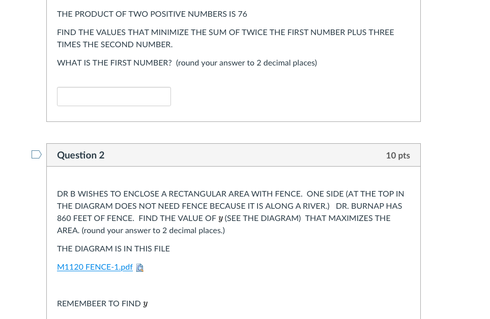 Solved THE PRODUCT OF TWO POSITIVE NUMBERS IS 76 FIND THE | Chegg.com