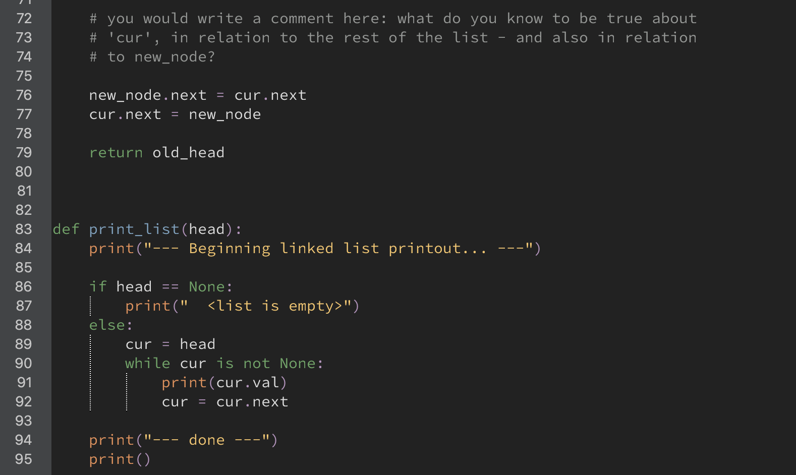 Solved 5 Coverage (cover list_code.py) You must write a | Chegg.com