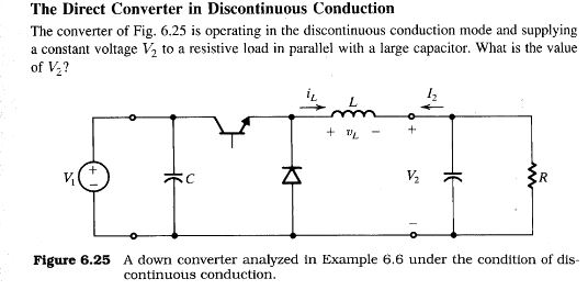 Solved 6.14 The converter of Fig. 6.25 has the following | Chegg.com