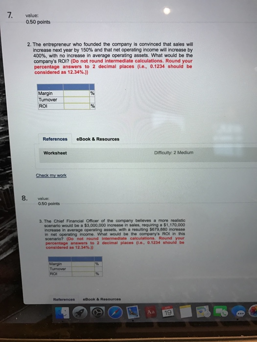 Solved The following information apples to the questions