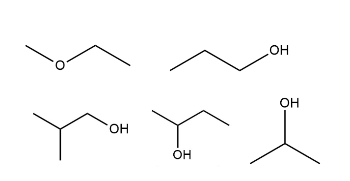 isomers of c3h8o