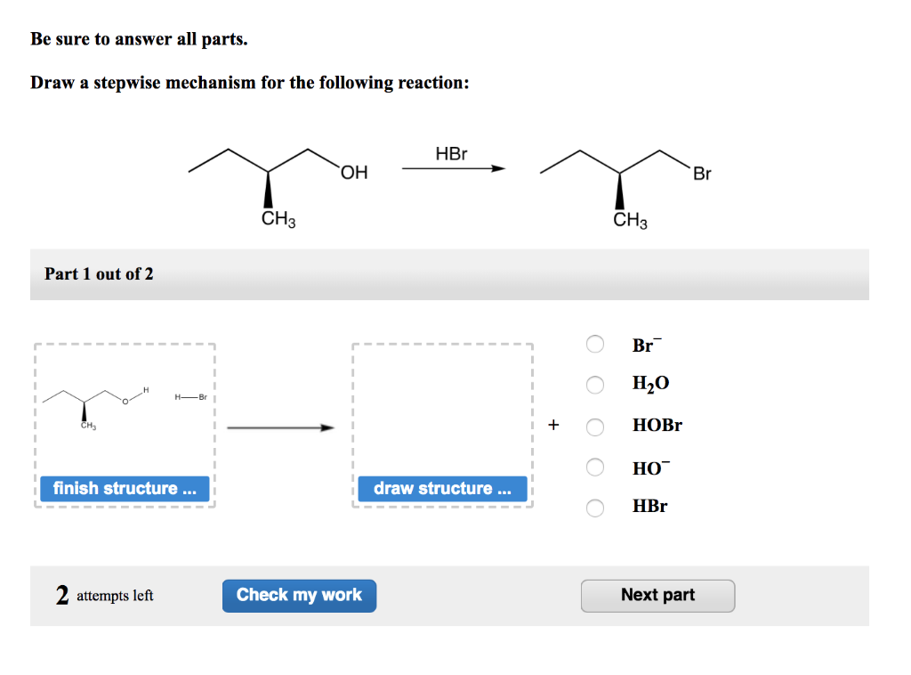 Solved Be Sure To Answer All Parts. Draw A Stepwise | Chegg.com