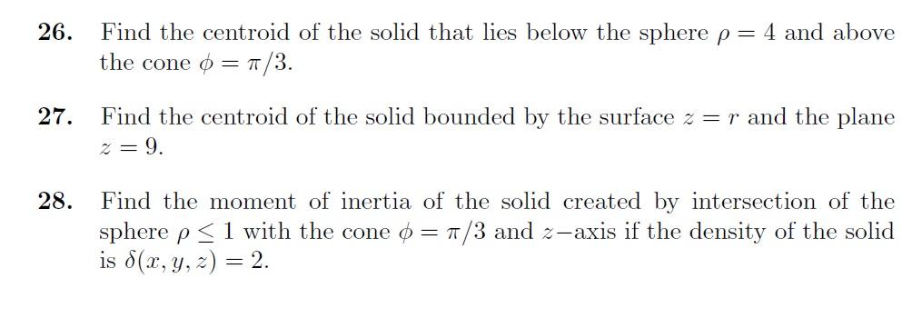 Solved Please solve ONLY if you can can solve all three | Chegg.com