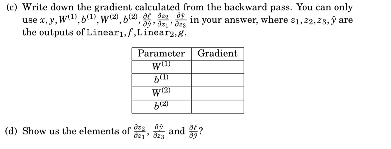 Solved 1 Two-Layer Neural Network You are given the | Chegg.com