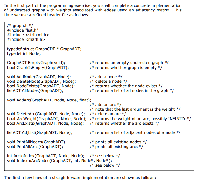 Solved In the first part of the programming exercise, you | Chegg.com