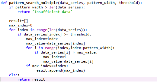 Coding for Python - The pattern detection problem – | Chegg.com