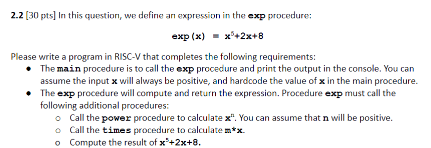 Solved In this question, we define an expression in the exp | Chegg.com