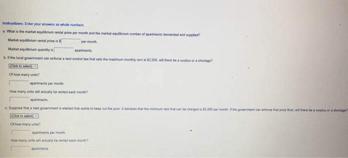 Solved Suppose That The Demand And Supply Schedules For 