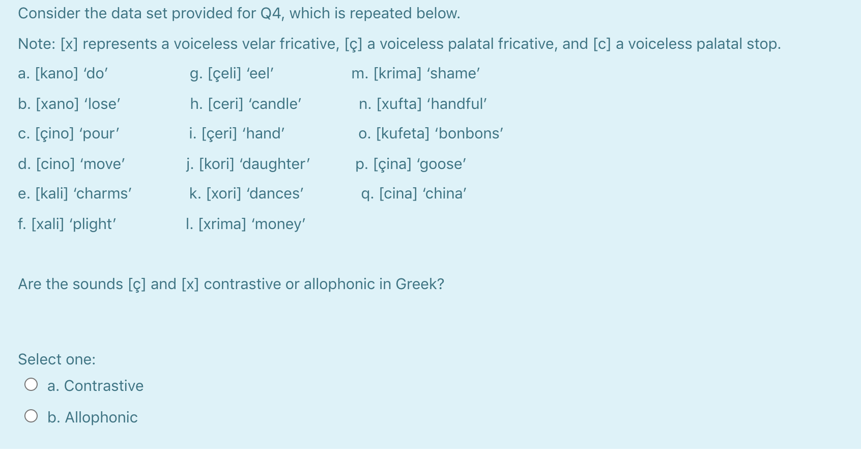 Which Of The Following Phonological Rules Best Chegg Com