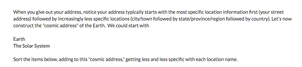 Solved When You Give Out Your Address Notice Your Address Chegg