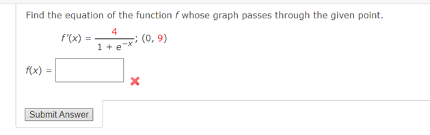 Solved Find the equation of the function f whose graph | Chegg.com