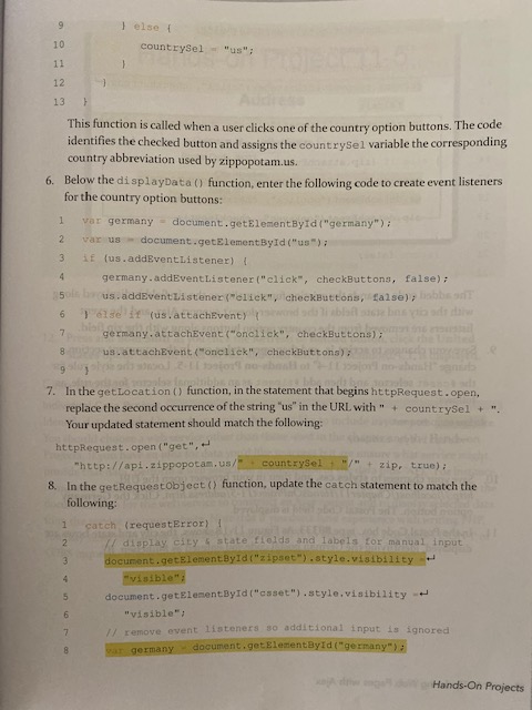 I need the code following the instructions of the | Chegg.com