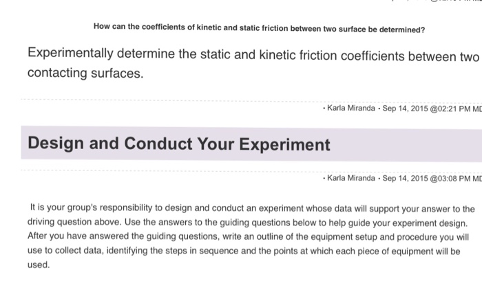 Solved How can the coefficients of kinetic and static | Chegg.com