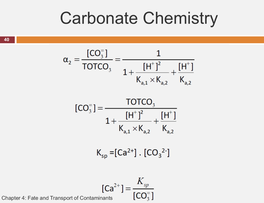 4) Alkalinity (i.e., total carbonate or bicarbonate | Chegg.com