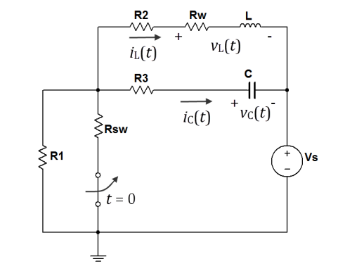 Solved The SPST switch in the circuit of Figure 6.1 on the | Chegg.com