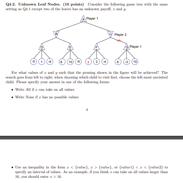 Q4.1. Search Algorithms. (15 points) Consider the | Chegg.com
