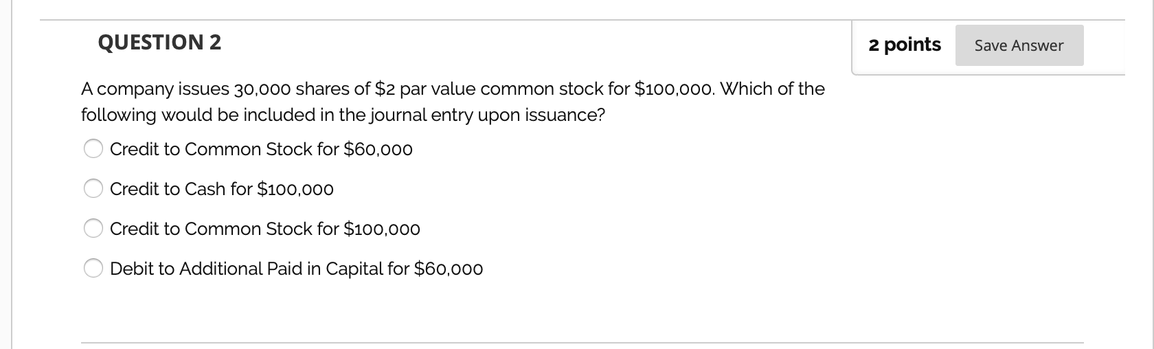 Solved A Company Issues 30,000 Shares Of $2 Par Value Common | Chegg.com