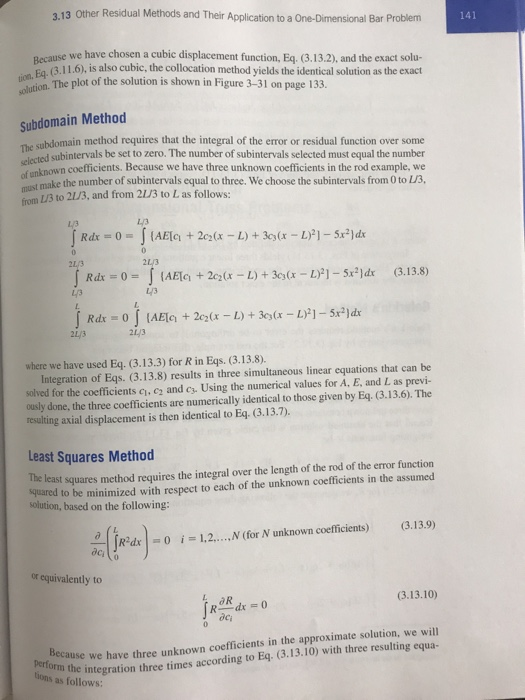 Solved This is a finite element method question. Please show | Chegg.com