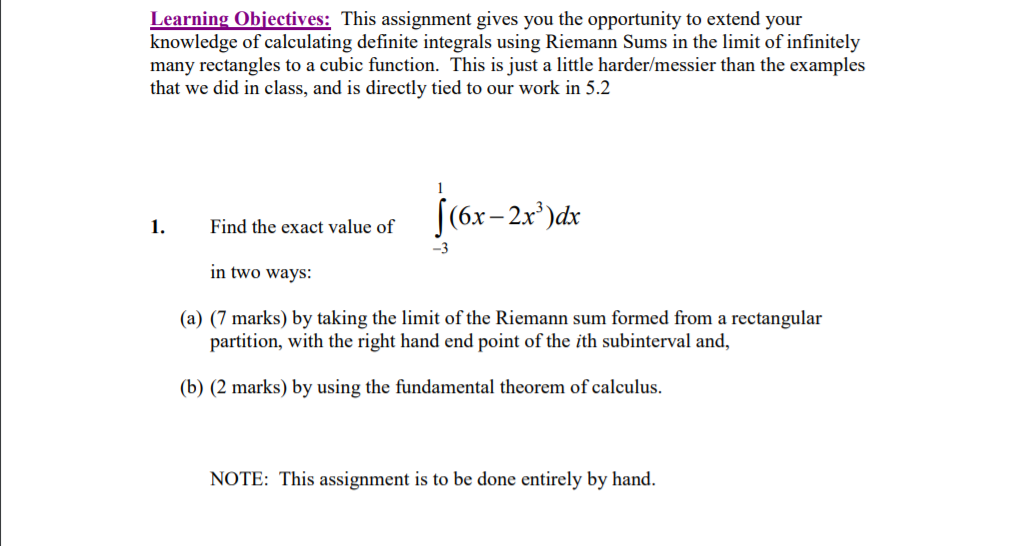 Solved Learning Objectives: This assignment gives you the | Chegg.com