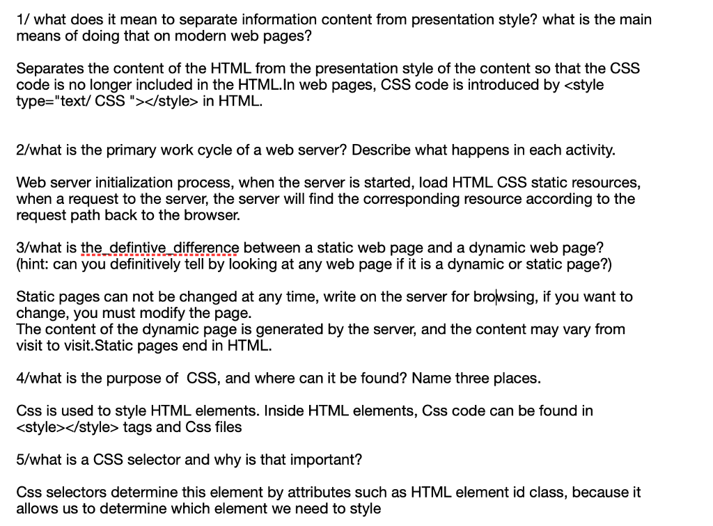 Solved Web programming class Please help check the answer, | Chegg.com