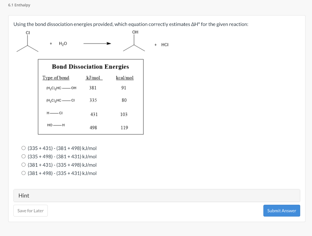 solved-using-the-bond-dissociation-energies-provided-which-chegg
