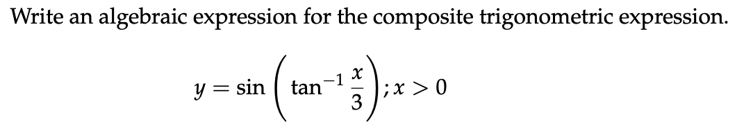 Solved Write an algebraic expression for the composite | Chegg.com
