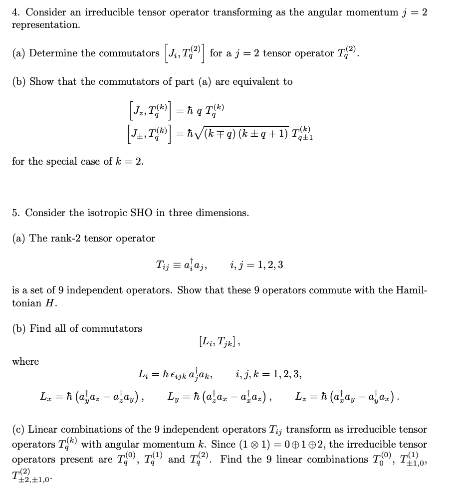 Irreducible Tensor Operator