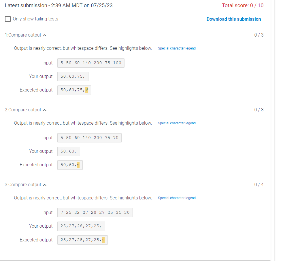 Write a program that first gets a list of integers | Chegg.com